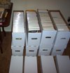 Boxes of comics